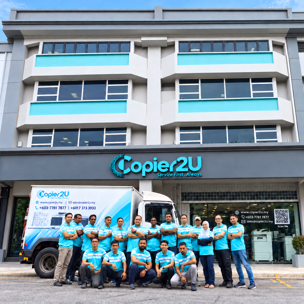 Copier2U Certified Copier Maintenance and Support Team